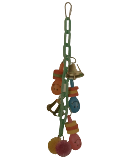 Adventure Bound Happy Rattle Dangler Parrot Toy